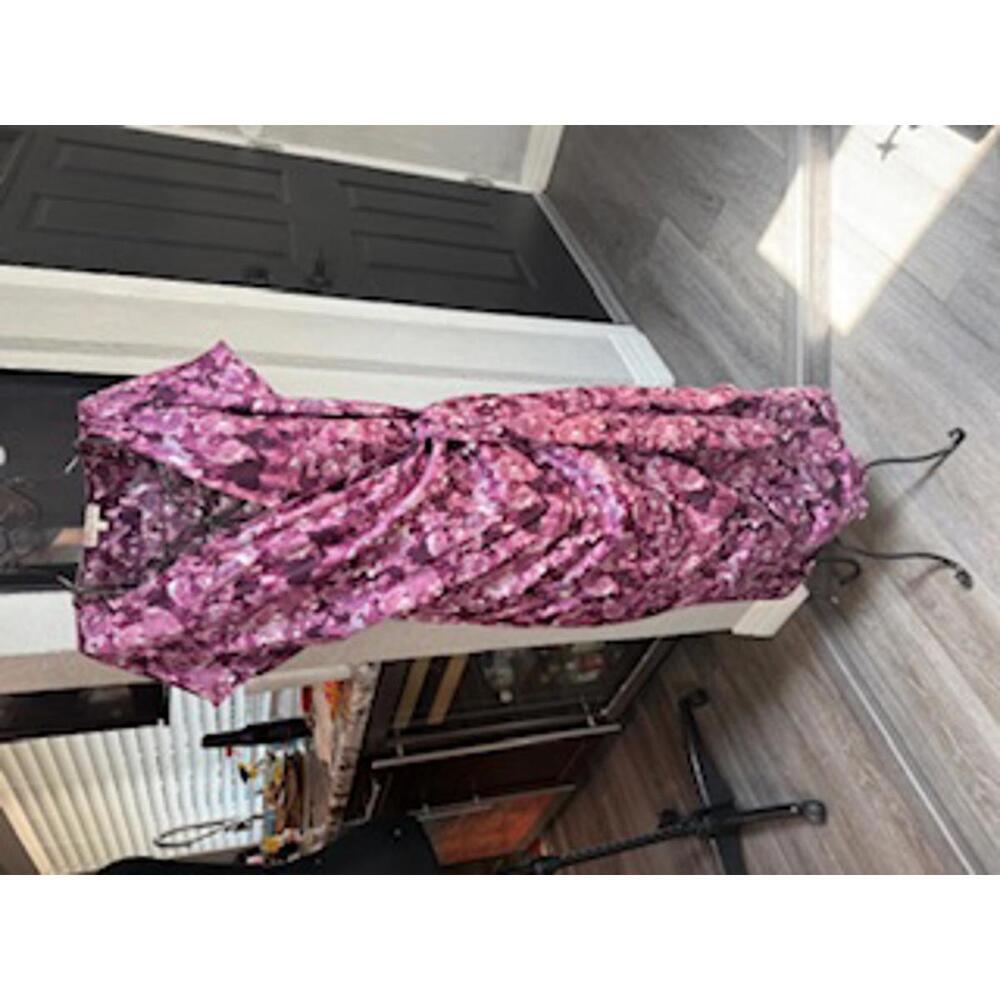 Designer Joie de vivre  burgundy/wine colored wrap dress 2X